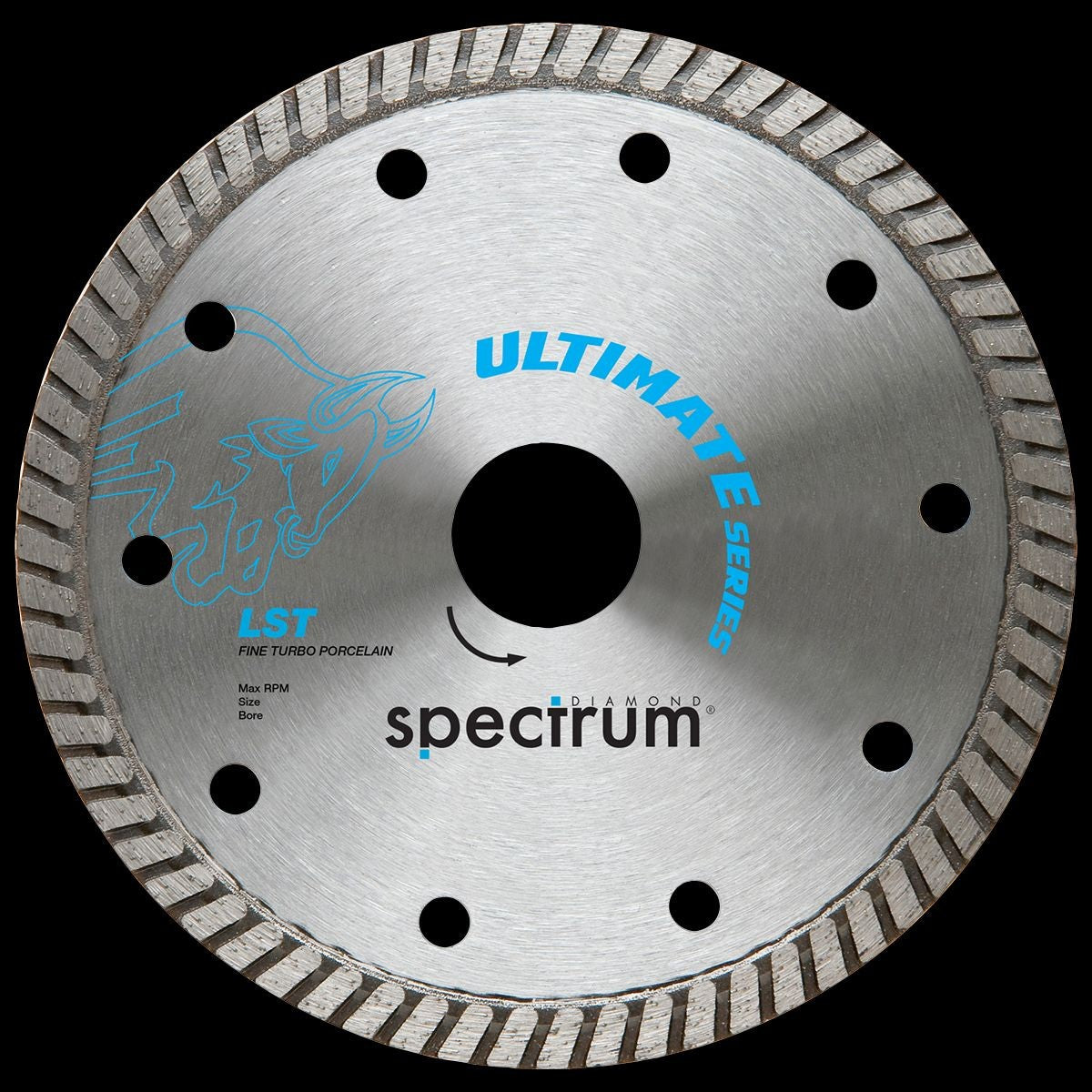 OX Pro Thin Turbo Dia Blade - Porcelain - 150/25.4/22.23mm LST150/25/22