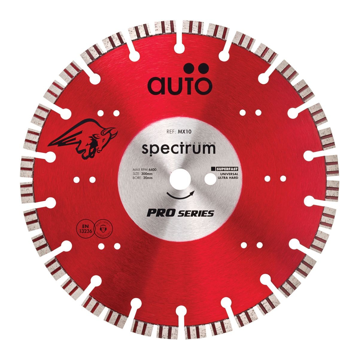 OX Pro Laser Turbo Universal Diamond Blade - 300/20mm MX10-300/20