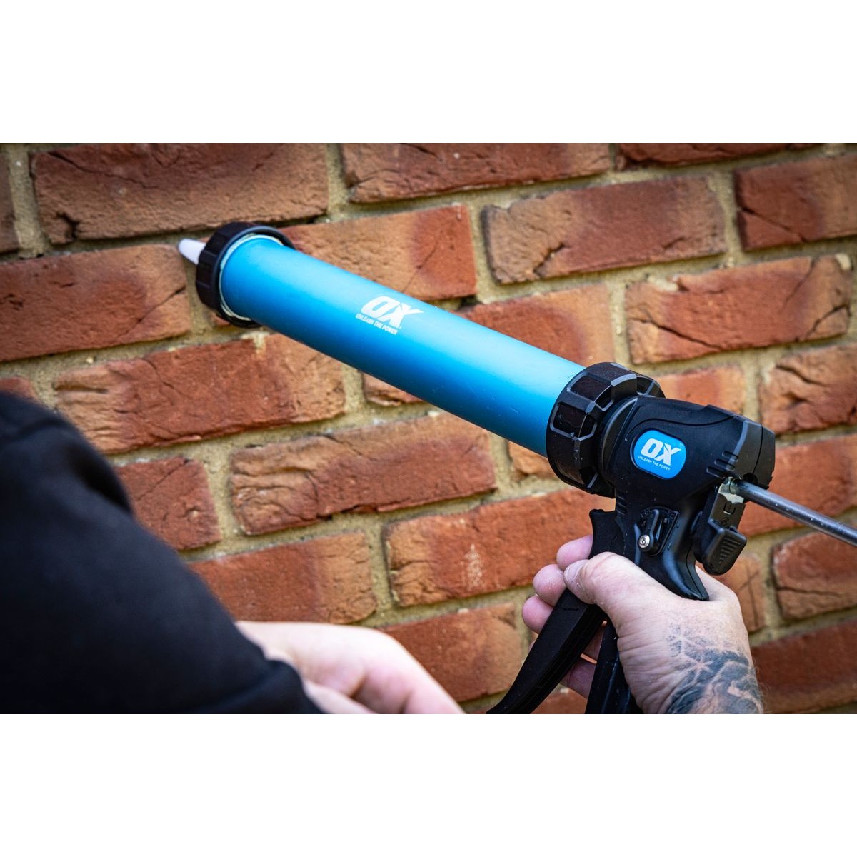 OX Pro Sealant Gun - Dual Thrust | 15" / 380mm | 20-Ounce OX-P045560