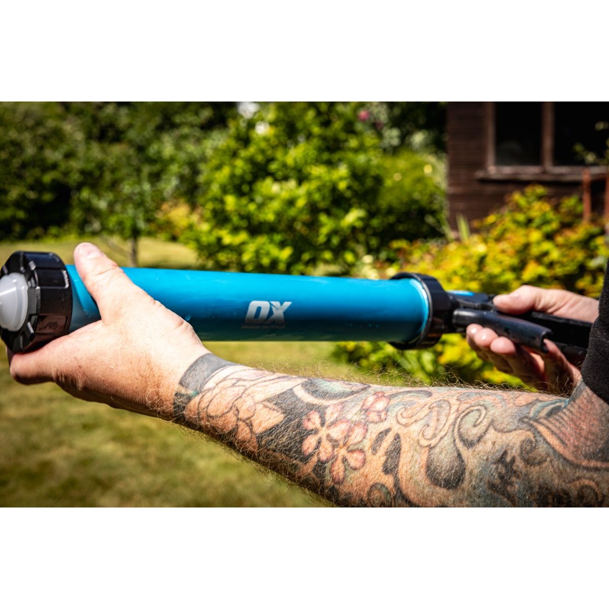 OX Pro Sealant Gun - Dual Thrust | 15" / 380mm | 20-Ounce OX-P045560