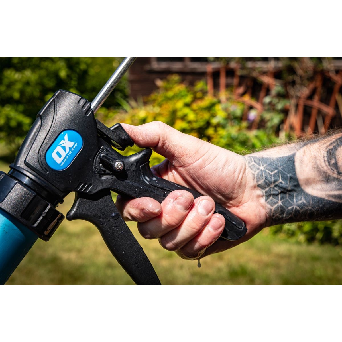 OX Pro Sealant Gun - Dual Thrust | 15" / 380mm | 20-Ounce OX-P045560