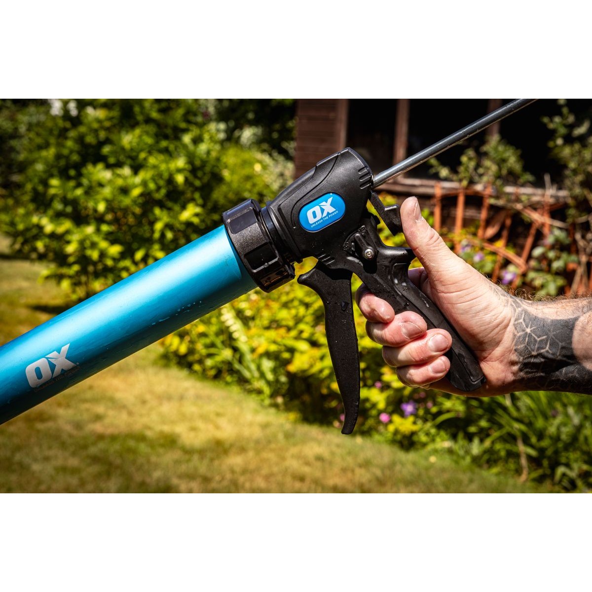 OX Pro Sealant Gun - Dual Thrust | 15" / 380mm | 20-Ounce OX-P045560