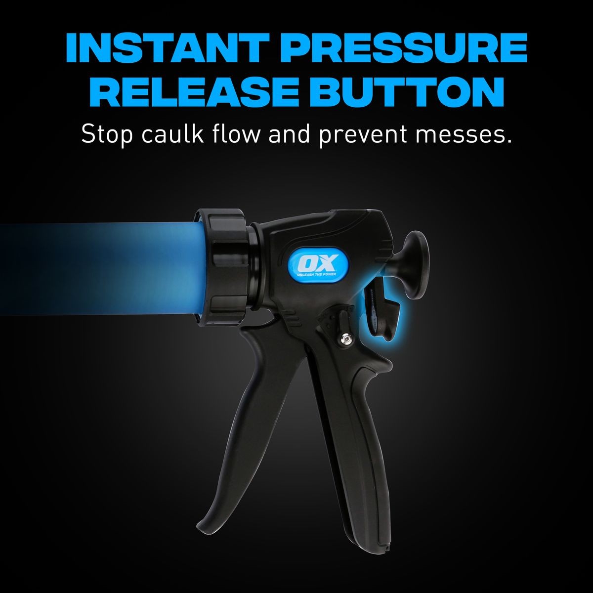 OX Pro Sealant Gun - Dual Thrust | 15" / 380mm | 20-Ounce OX-P045560