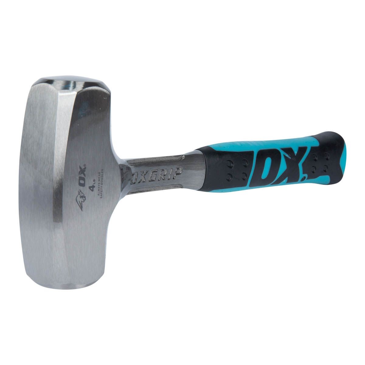 OX Club Hammer, Rubber Handle - 4lb / 1.8kgs OX-P082704