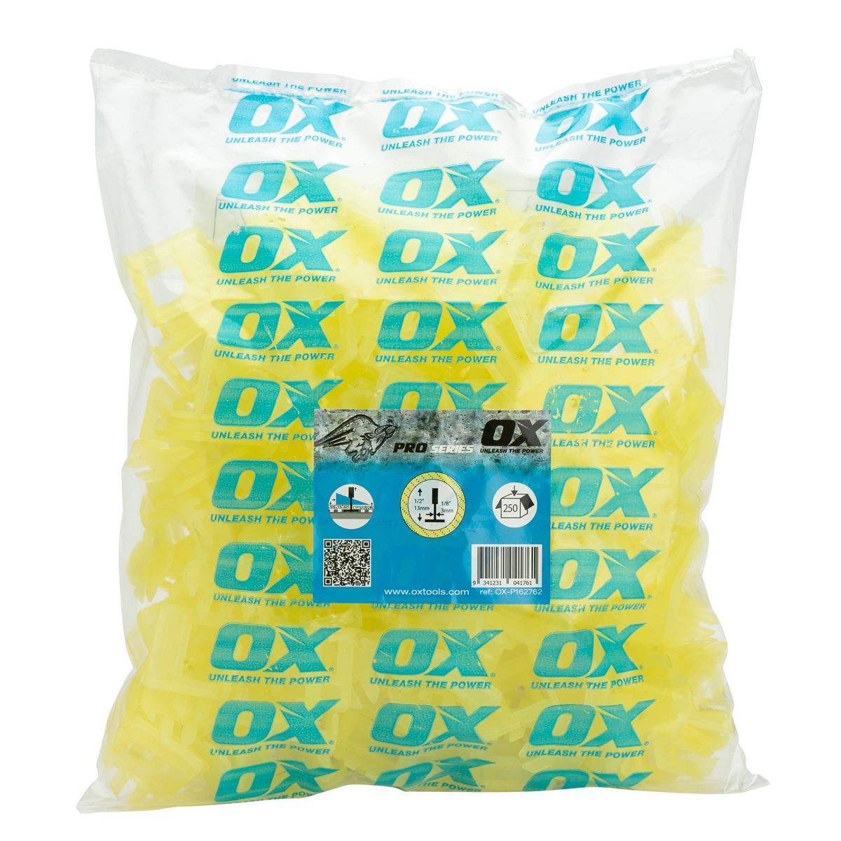 OX Tile level system 3 x 13mm spacer 250 piece OX-P162762