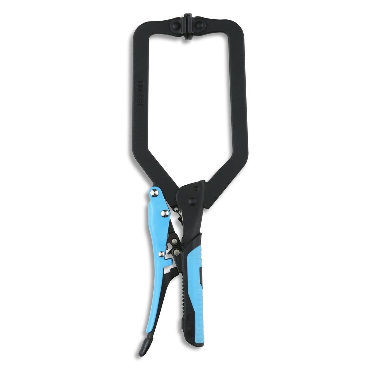 OX Auto Adjust 10-Inch Long Reach C Clamp With Swivel Pad - Gripped OX-P204502
