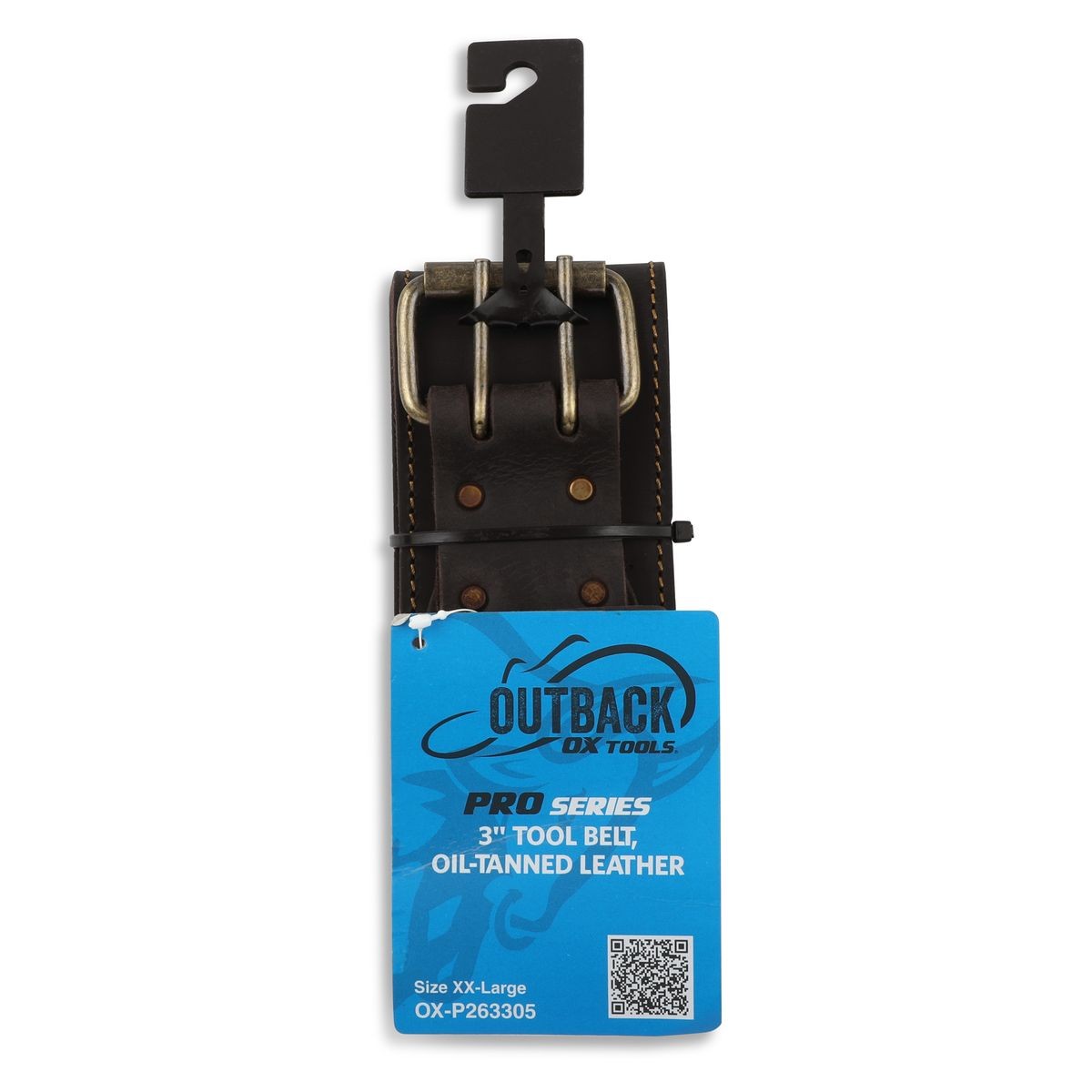 OX Pro 3-Inch Oil Tanned Leather Tool Belt - XX-Large 42" to 53" OX-P263305