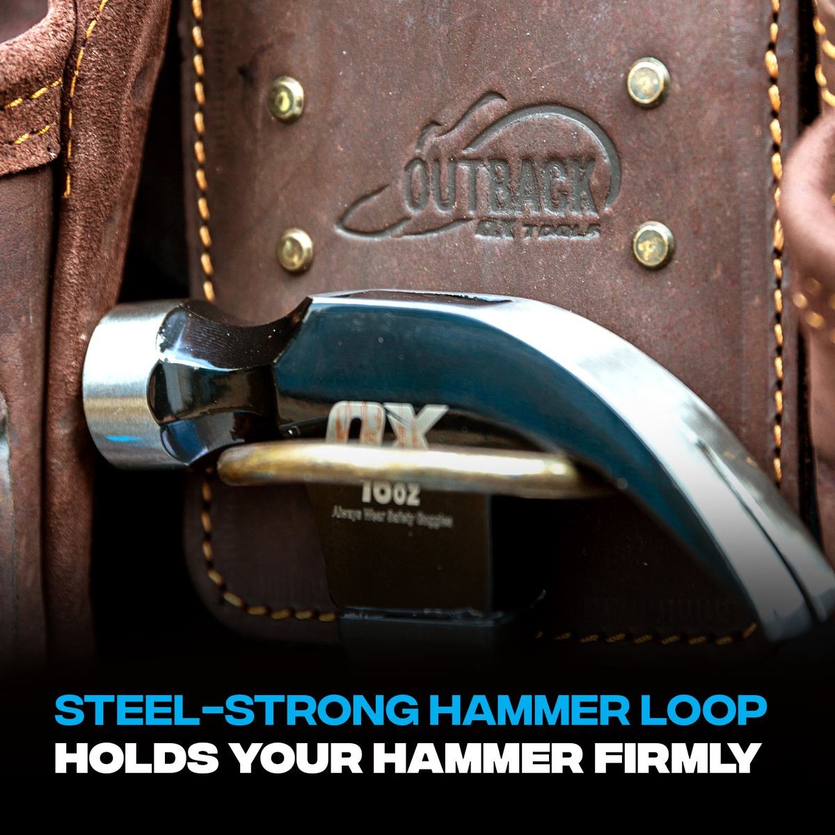 OX Hammer Holder, Oil-Tanned Leather OX-P263401