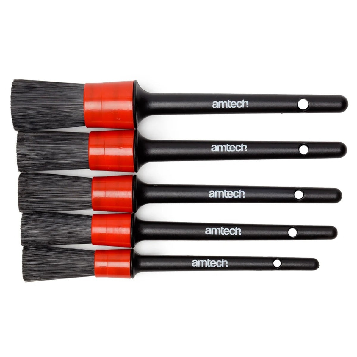 Amtech 5Pc Car Detailing Brush Set S6306
