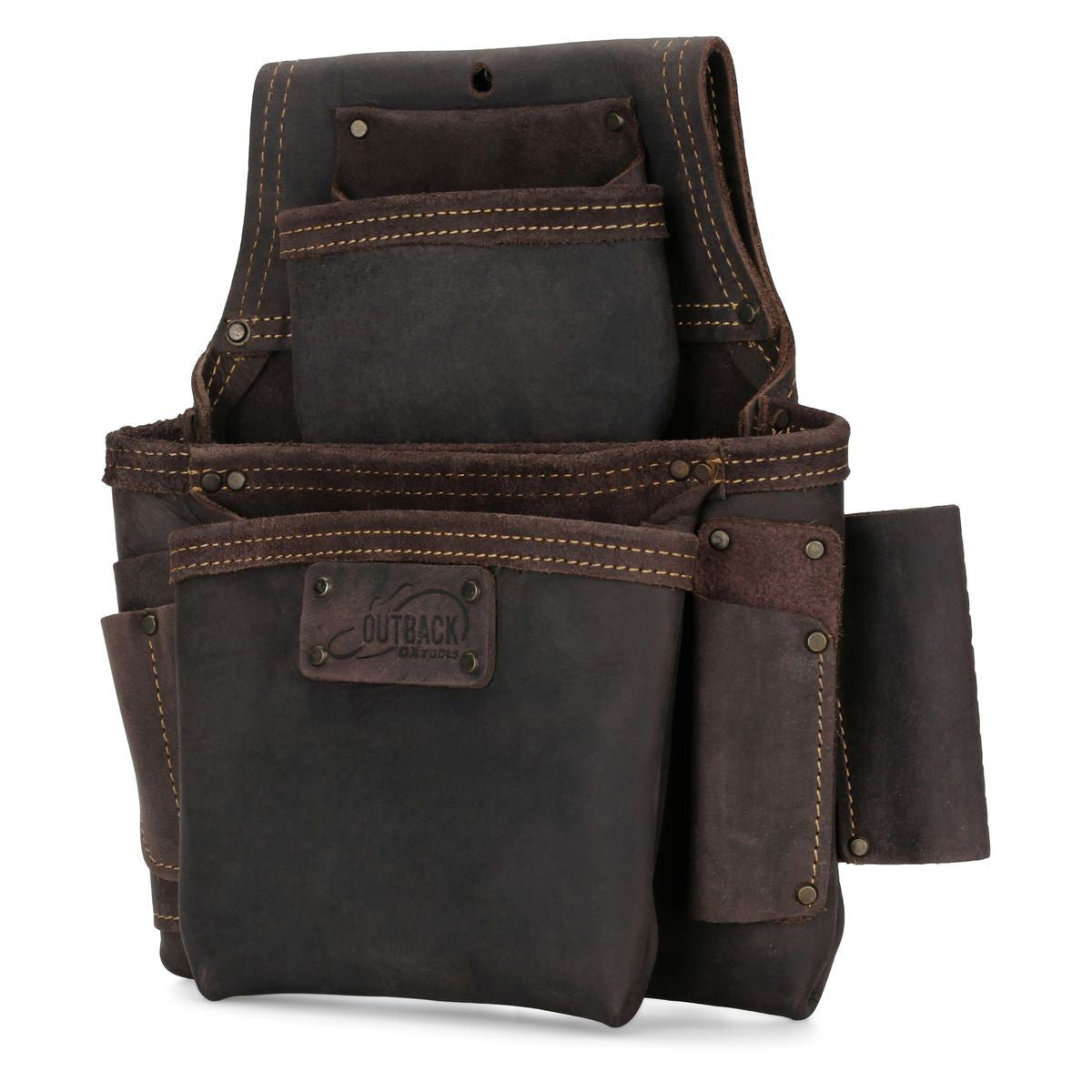 OX Fastener Bag, Oil-Tanned Leather, 3 Pouch OX-P263503