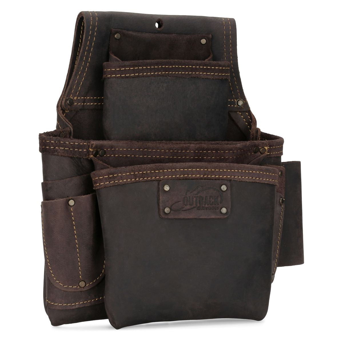 OX Fastener Bag, Oil-Tanned Leather, 3 Pouch OX-P263503
