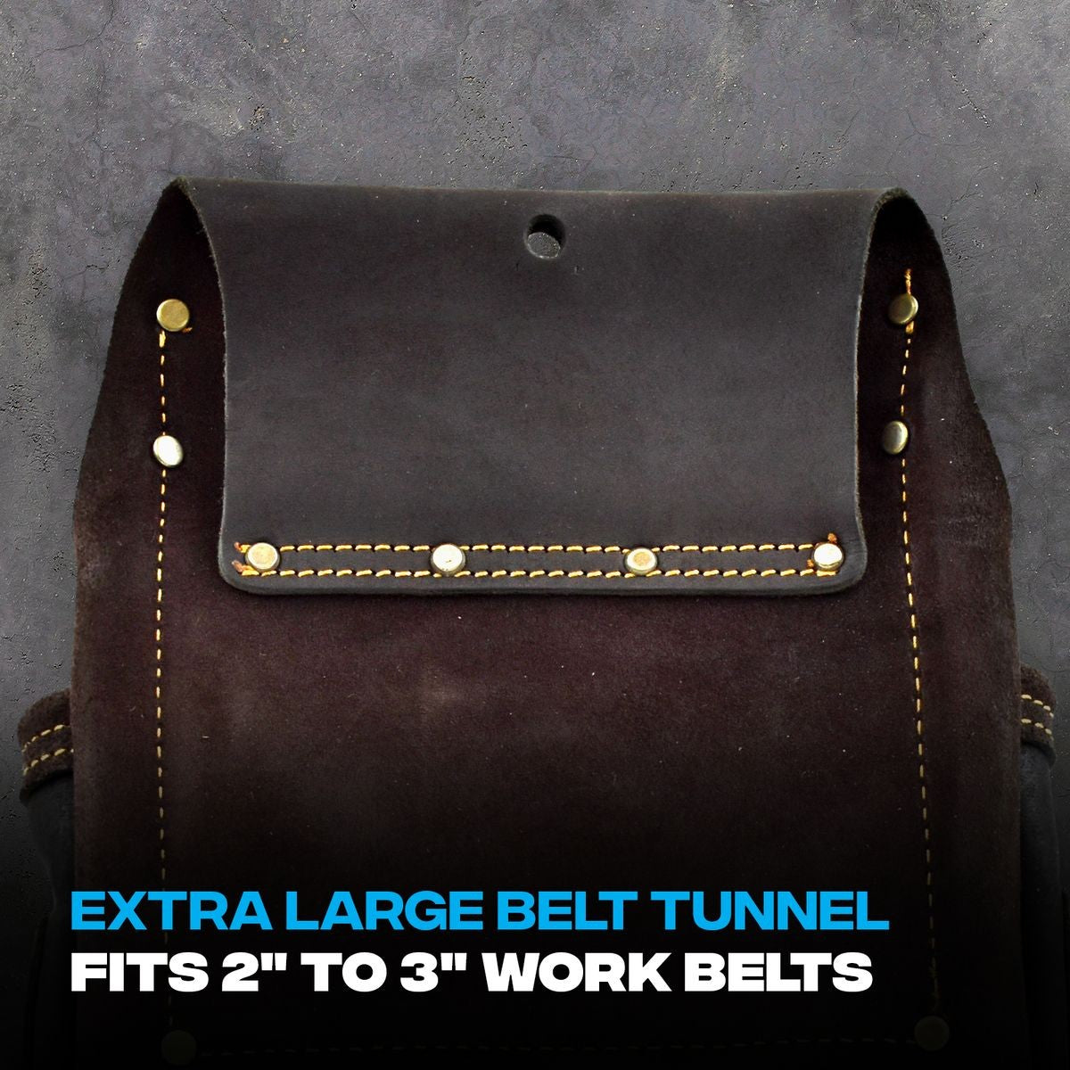 OX 10-Pocket Tool/Fastener Pouch, Oil-Tanned Leather OX-P263701