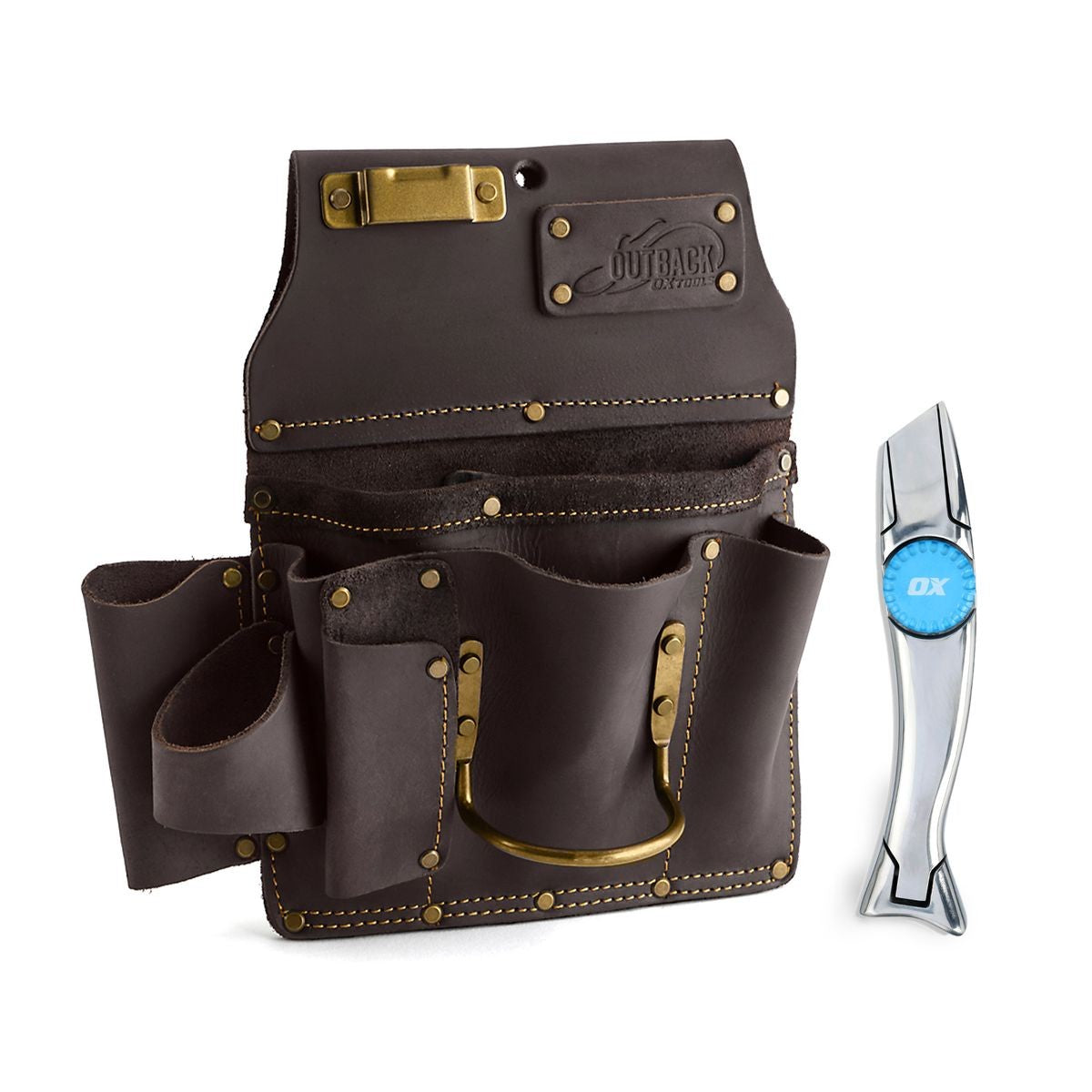 OX Drywaller's Tool Pouch, Oil-Tanned Leather OX-P263801