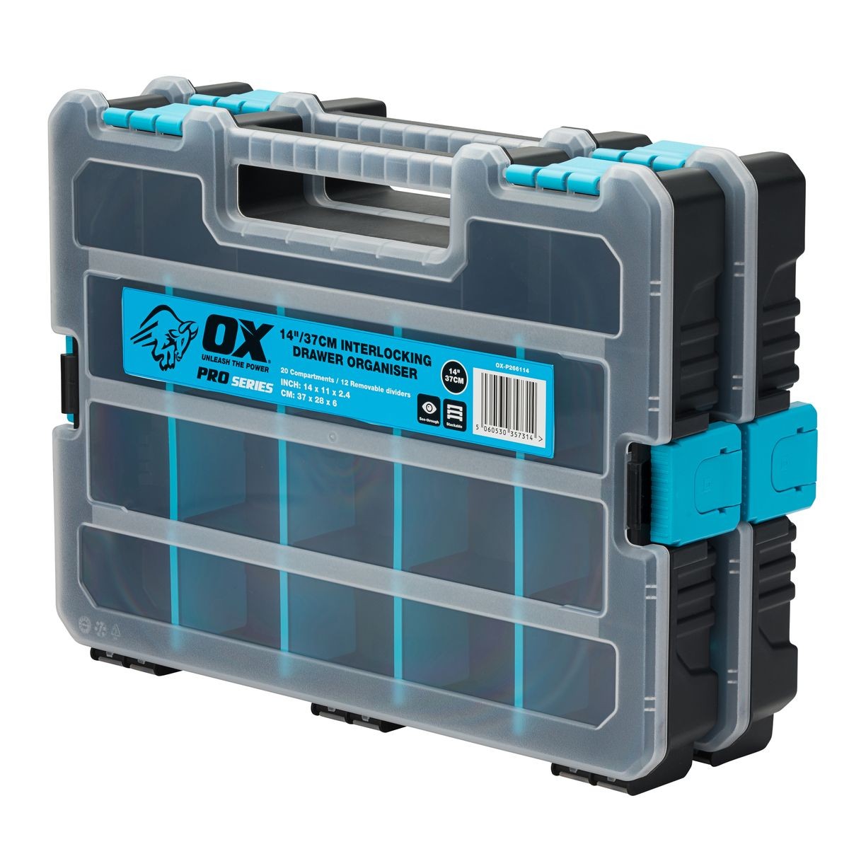 OX 14"/37cm Interlocking Drawer Organiser OX-P266114