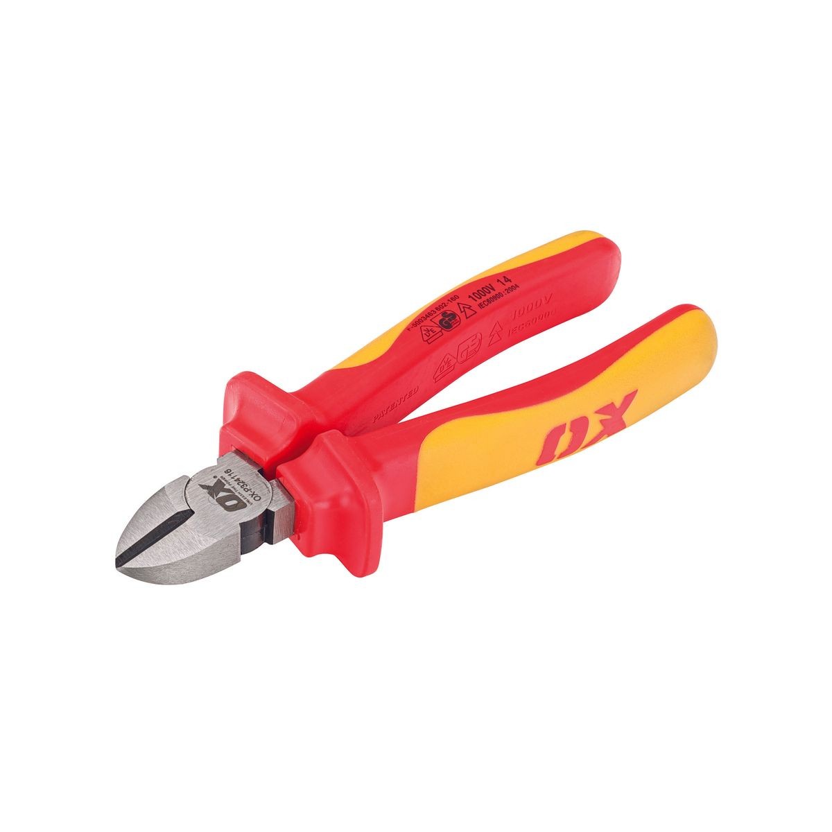 OX VDE Diagonal Cutting Pliers - 160mm (6") OX-P324116