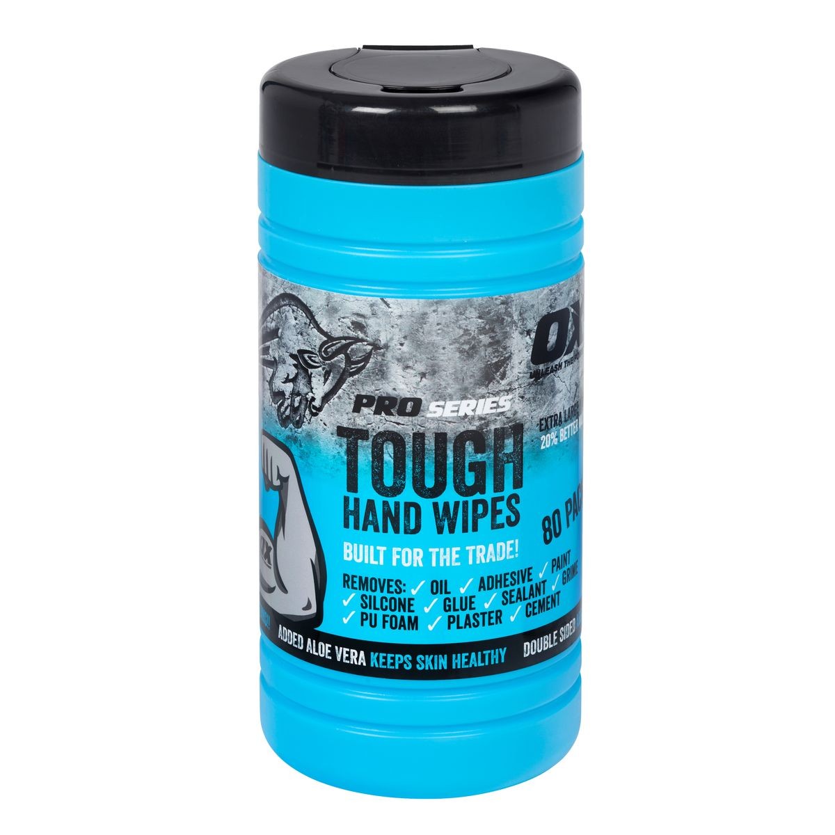 OX Tough Hand Wipes - 80 Sheets OX-P350580