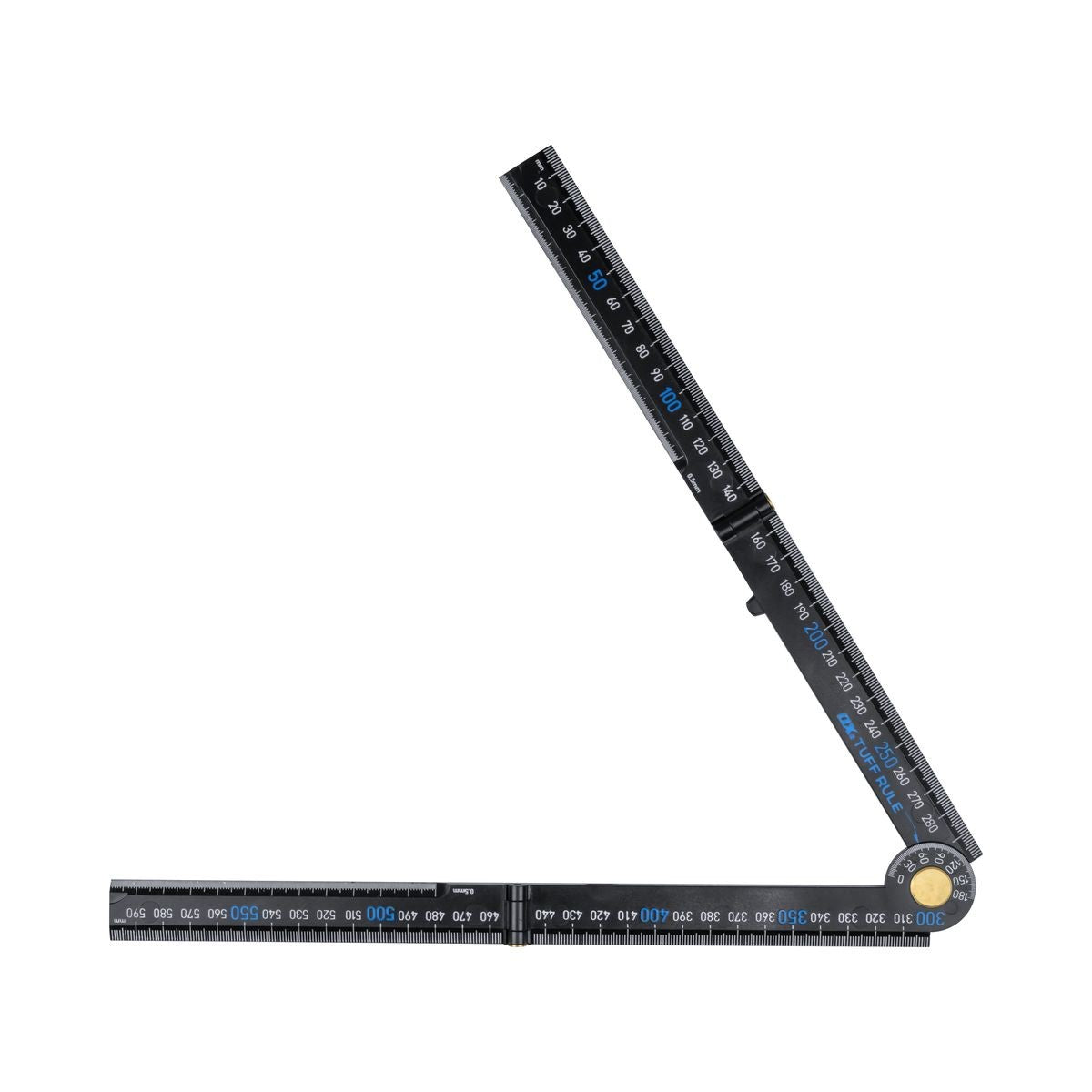 OX Pro Metric Tuff Rule - Black | 600mm OX-P507206