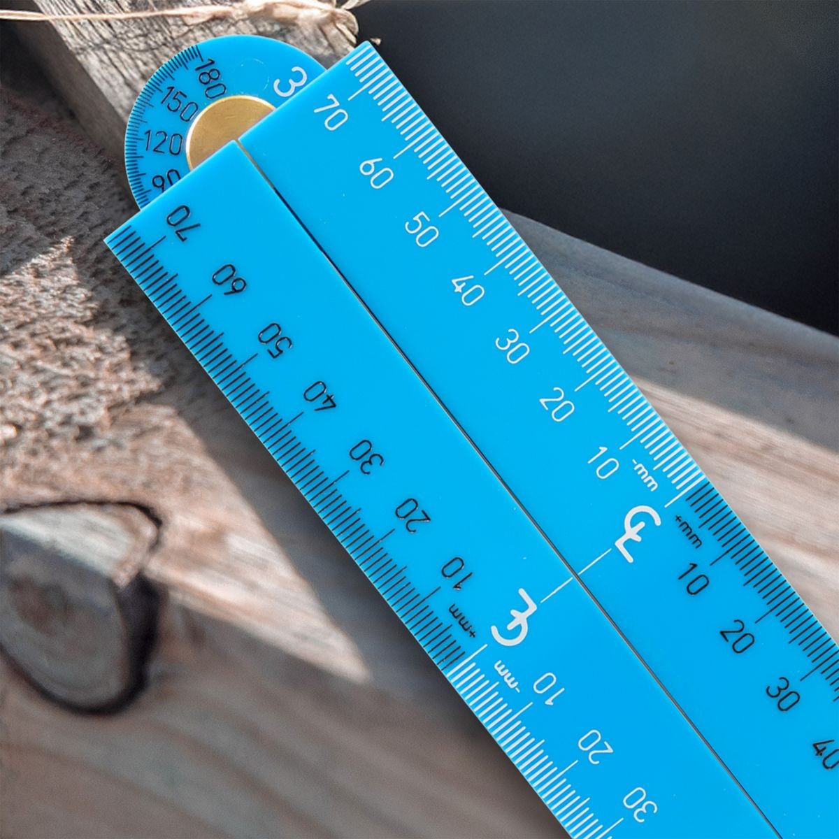 OX Pro Metric Tuff Rule - Cyan | 600mm OX-P507236
