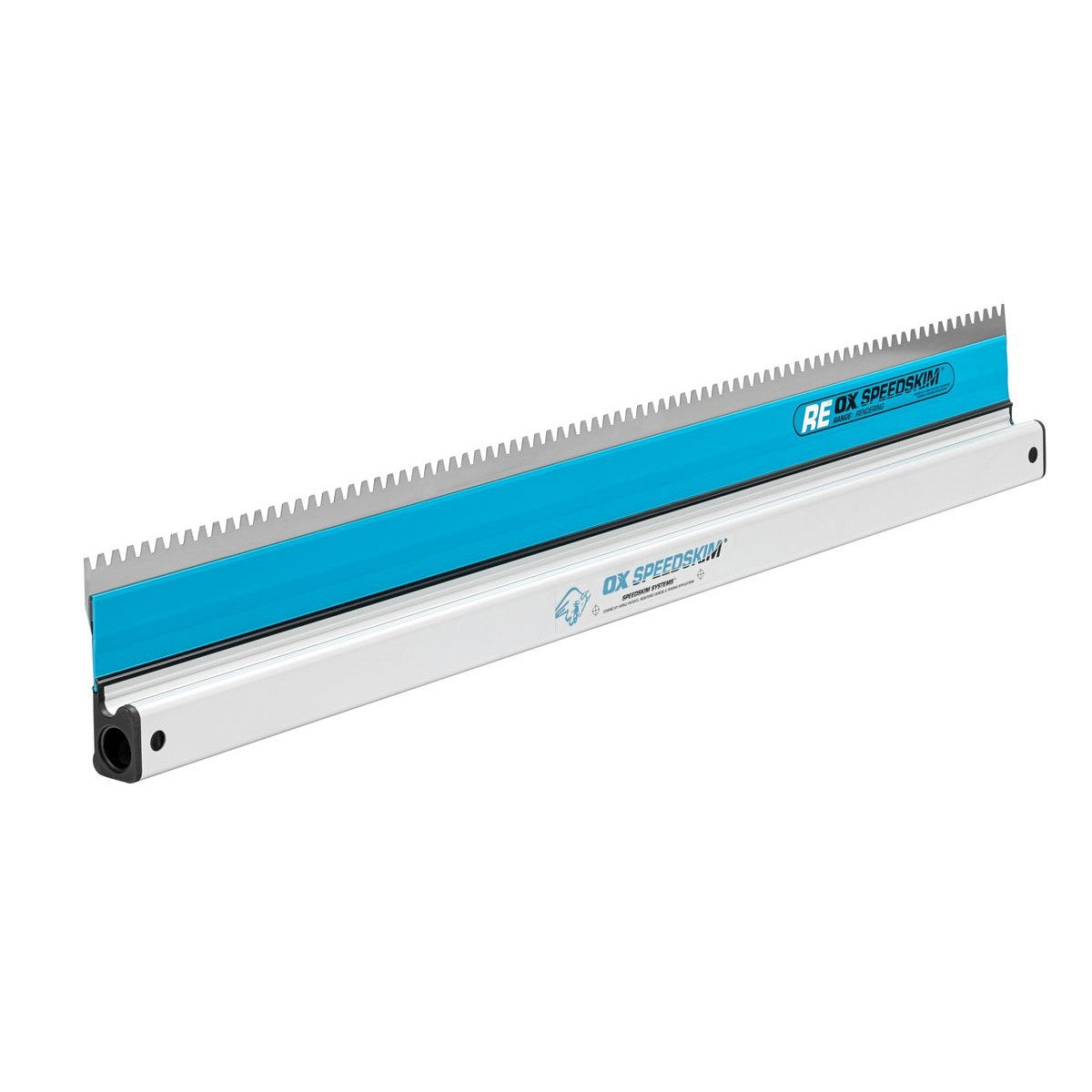 OX Speedskim Stainless Steel Notched Rendering Rule - RE900mm OX-P534290