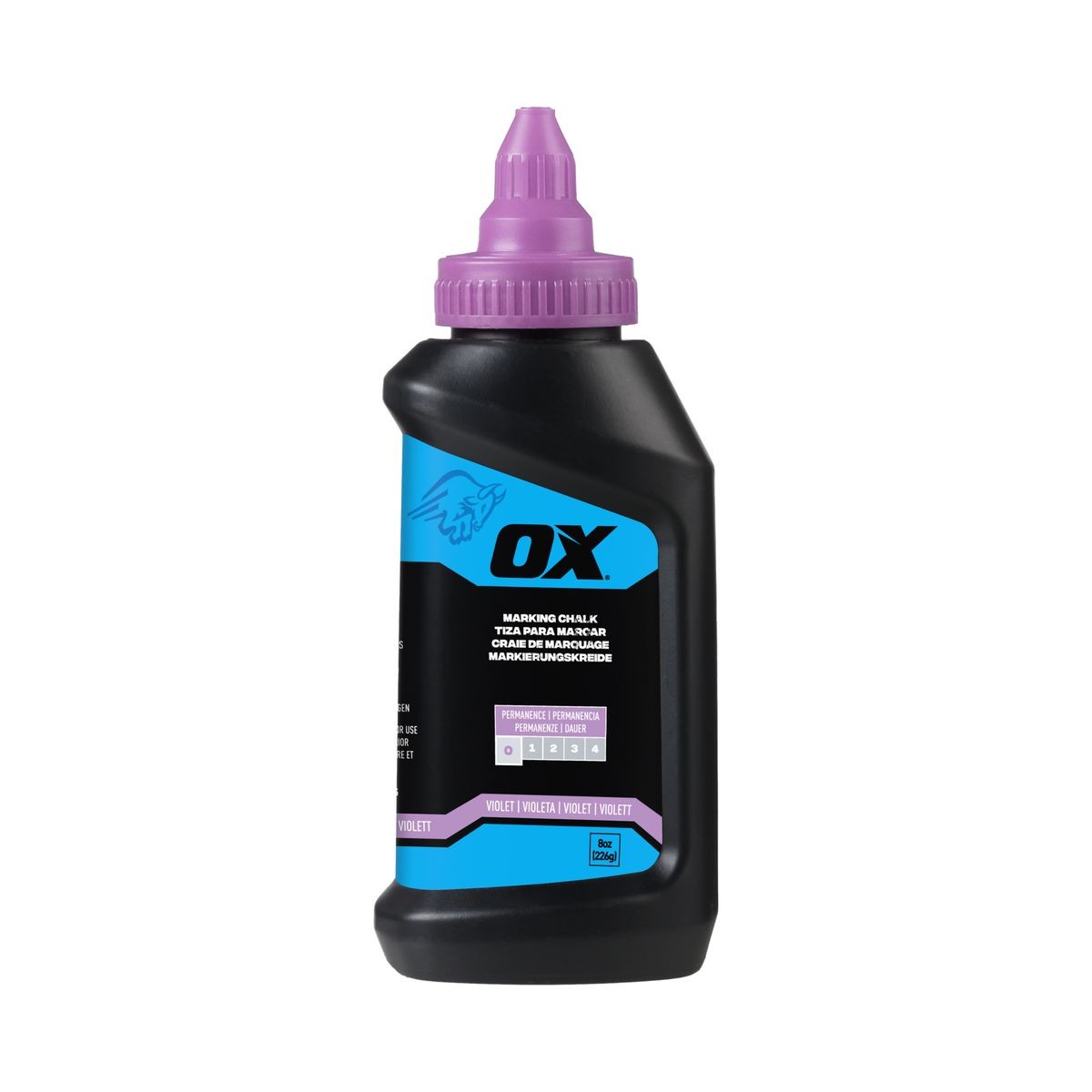 OX 8-Ounce Dust-Off Violet Marking Chalk - Permanence 0 OX-P630801