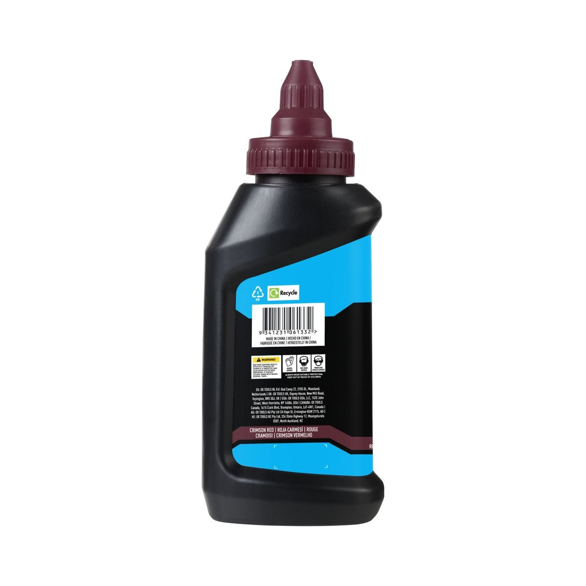 OX 8-Ounce Hi-Permanence Crimson Red Marking Chalk - Permanence 4 OX-P630807