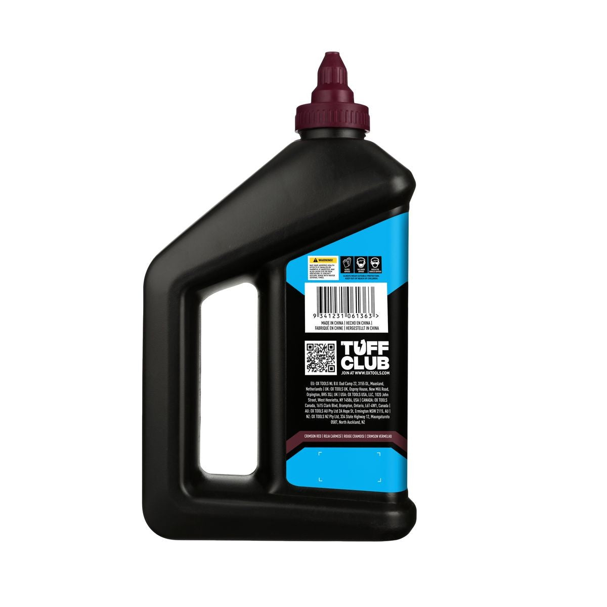 OX 40-ounce/2.5-Pound Hi-Permanence Crimson Red Marking Chalk - Permanence 4 OX-P630810