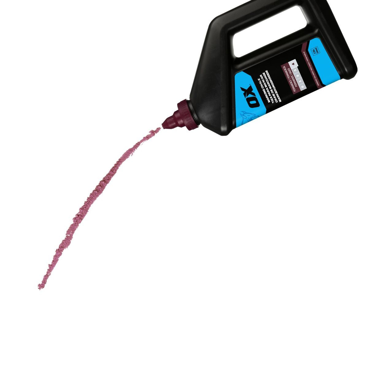 OX 40-ounce/2.5-Pound Hi-Permanence Crimson Red Marking Chalk - Permanence 4 OX-P630810