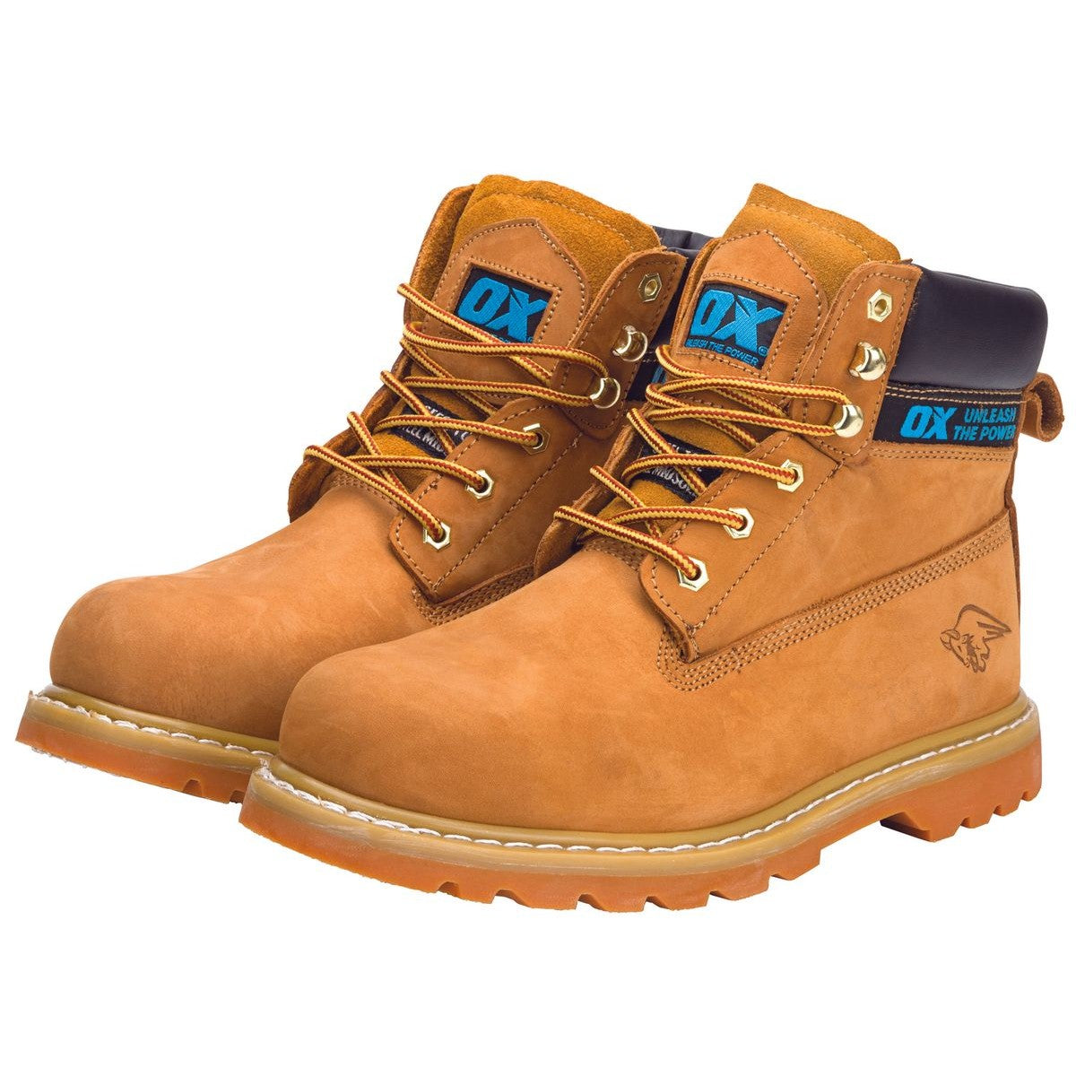OX Honey Nubuck Safety Boot  - Size 6 OX-S242506