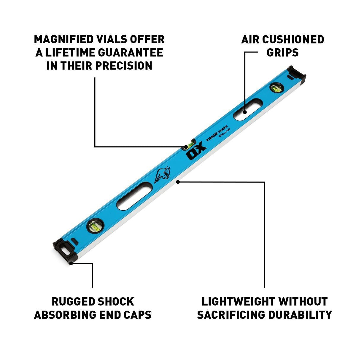 OX Trade Level - Non Magnetic | 36" / 90cm OX-T024209