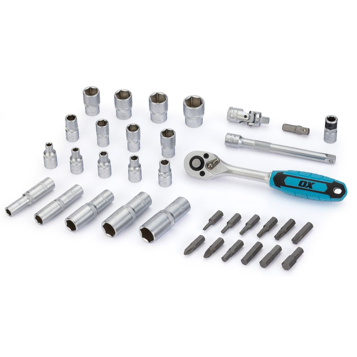 OX 1/4"Drive Socket Set - 35 Piece OX-T326735