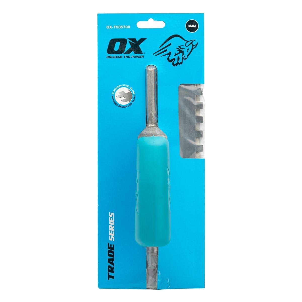 OX Notched Tiling Trowel 8mm OX-T535108