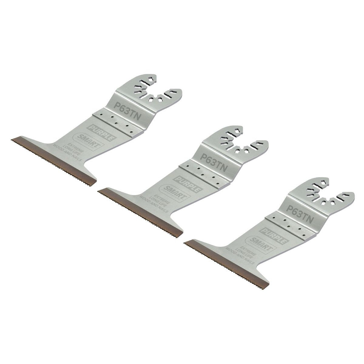 SMART Purple Series 63mm Ultimate Bi-metal Blade - Pk 3 P63TN3