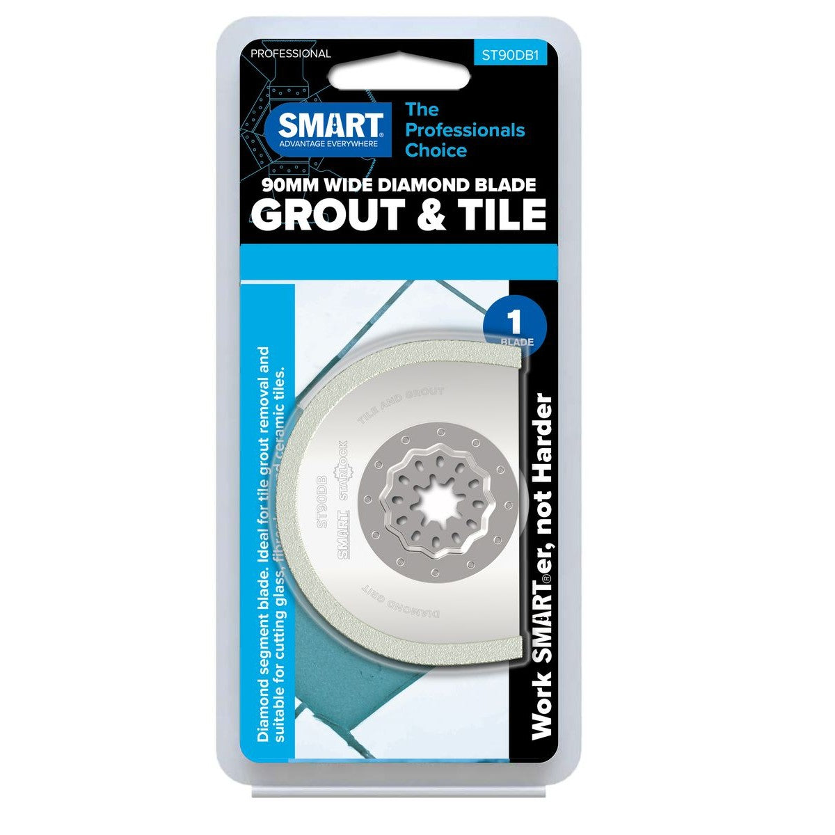 SMART Professional STARLOCK Diamond 90mm Segment blade - 1pk ST90DB1