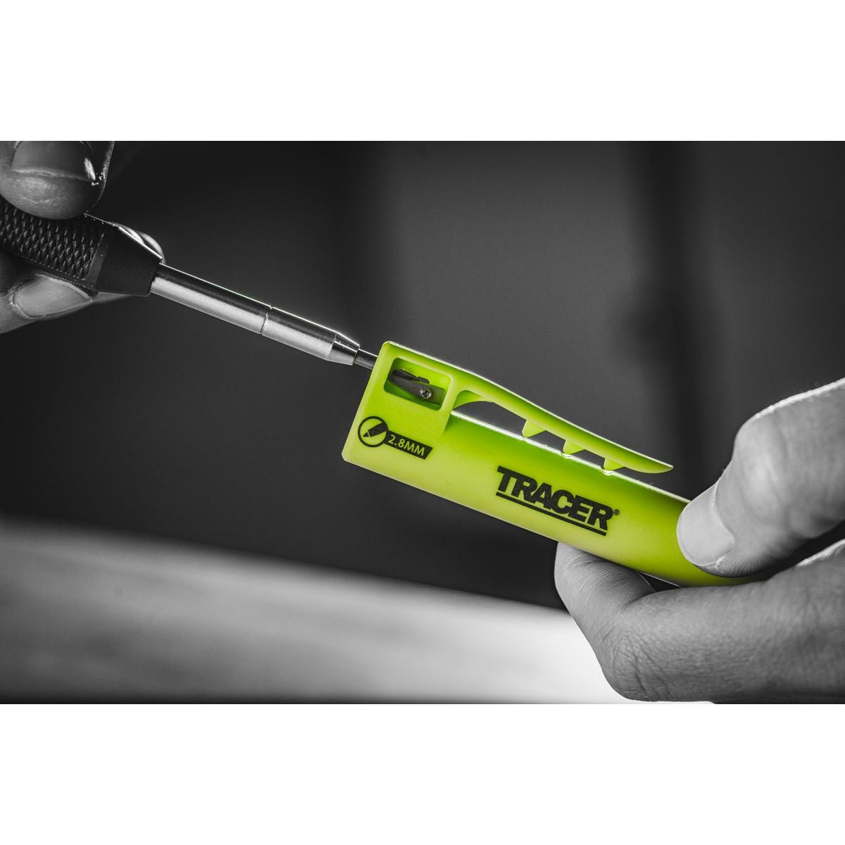 TRACER 2.8MM Deep Hole Pencil + 12pc Lead Holster TMK1