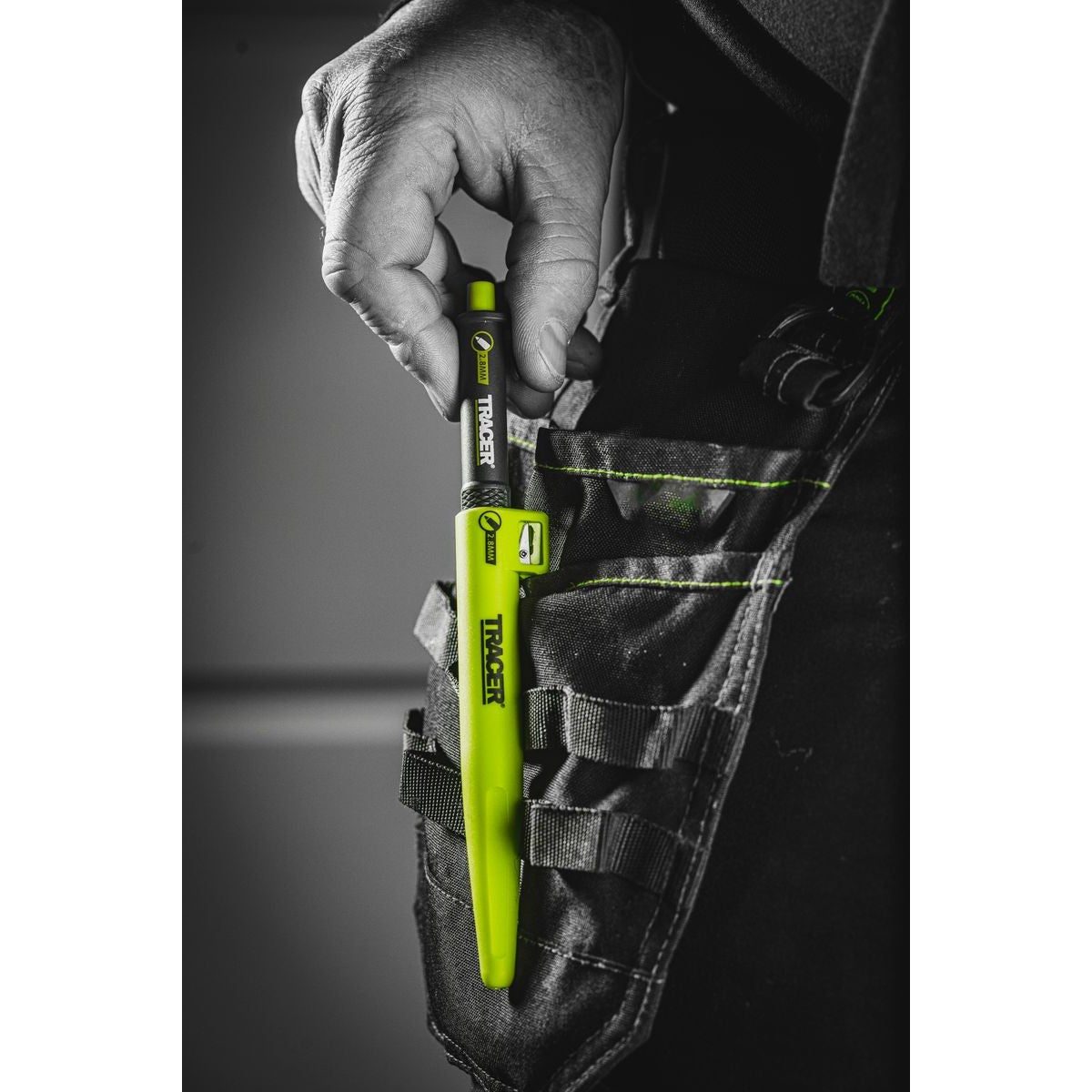 TRACER 2.8MM Deep Hole Pencil + 12pc Lead Holster TMK1