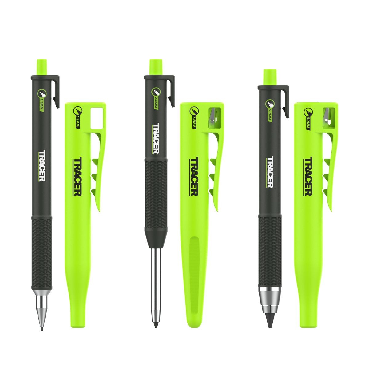 TRACER 3pc Pencil Marking Kit - 1.3mm, 2.8mm, 5.2mm TPK3