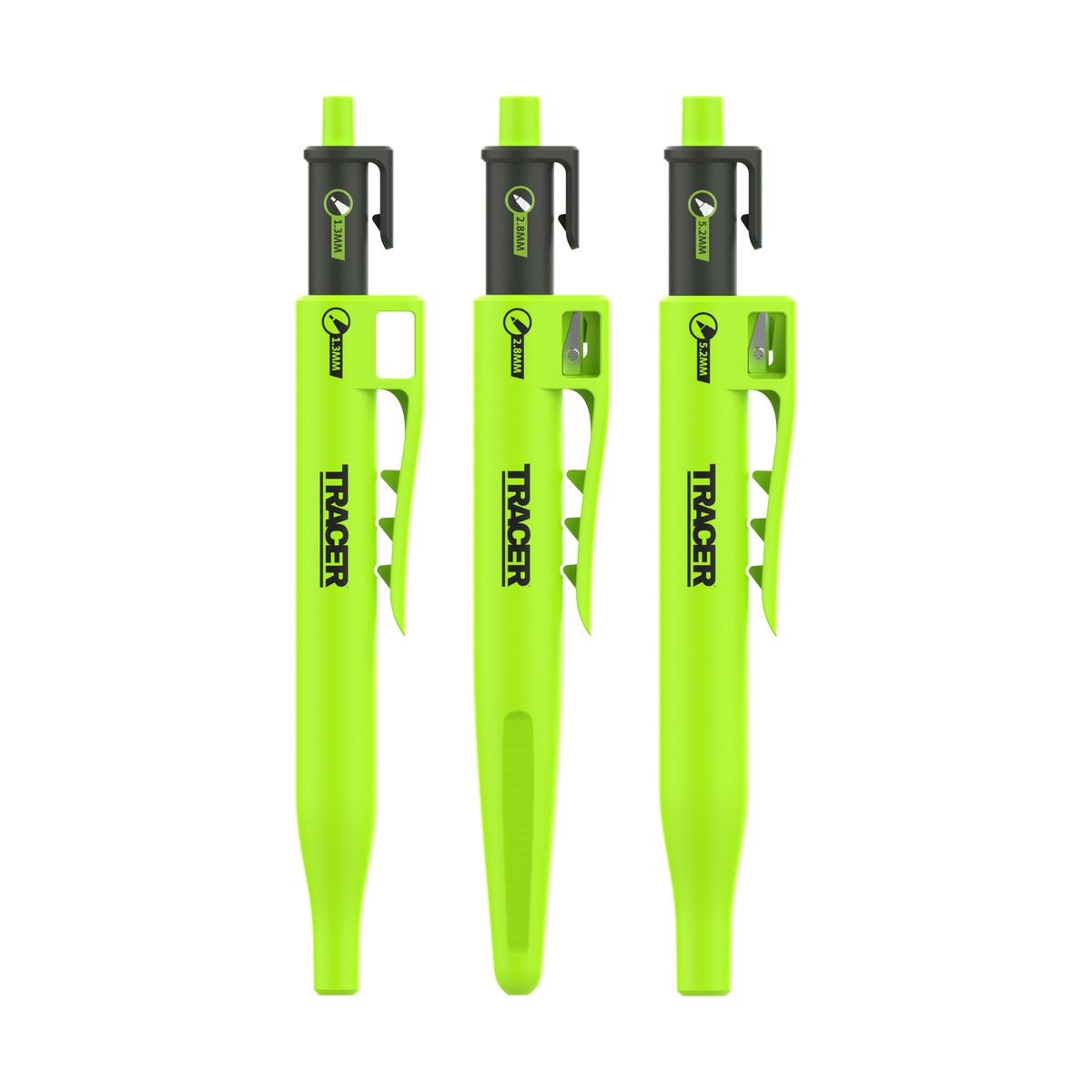 TRACER 3pc Pencil Marking Kit - 1.3mm, 2.8mm, 5.2mm TPK3