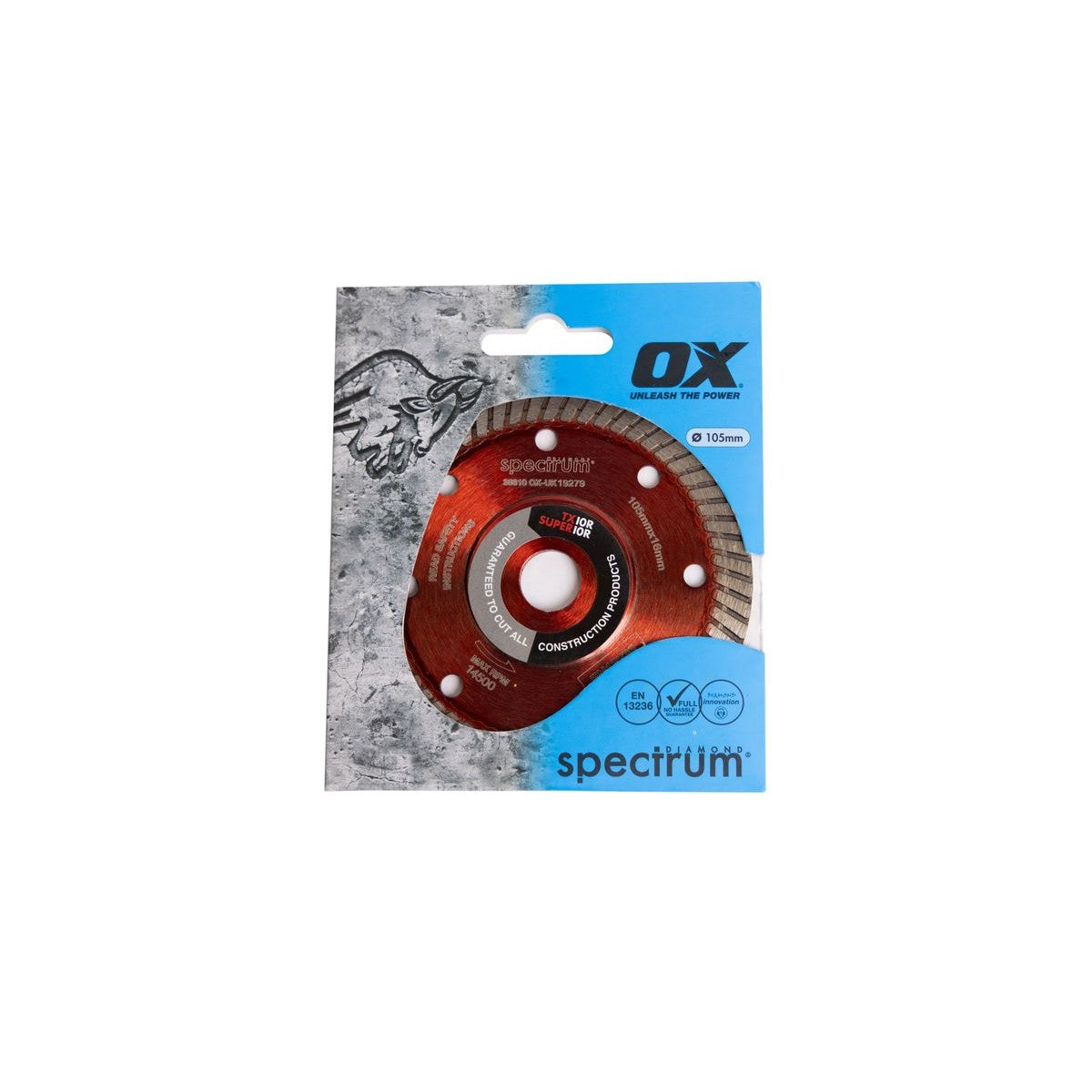 OX Pro Turbo Dia Blade - Multi-Steel - 105/16mm TX10R-105/16