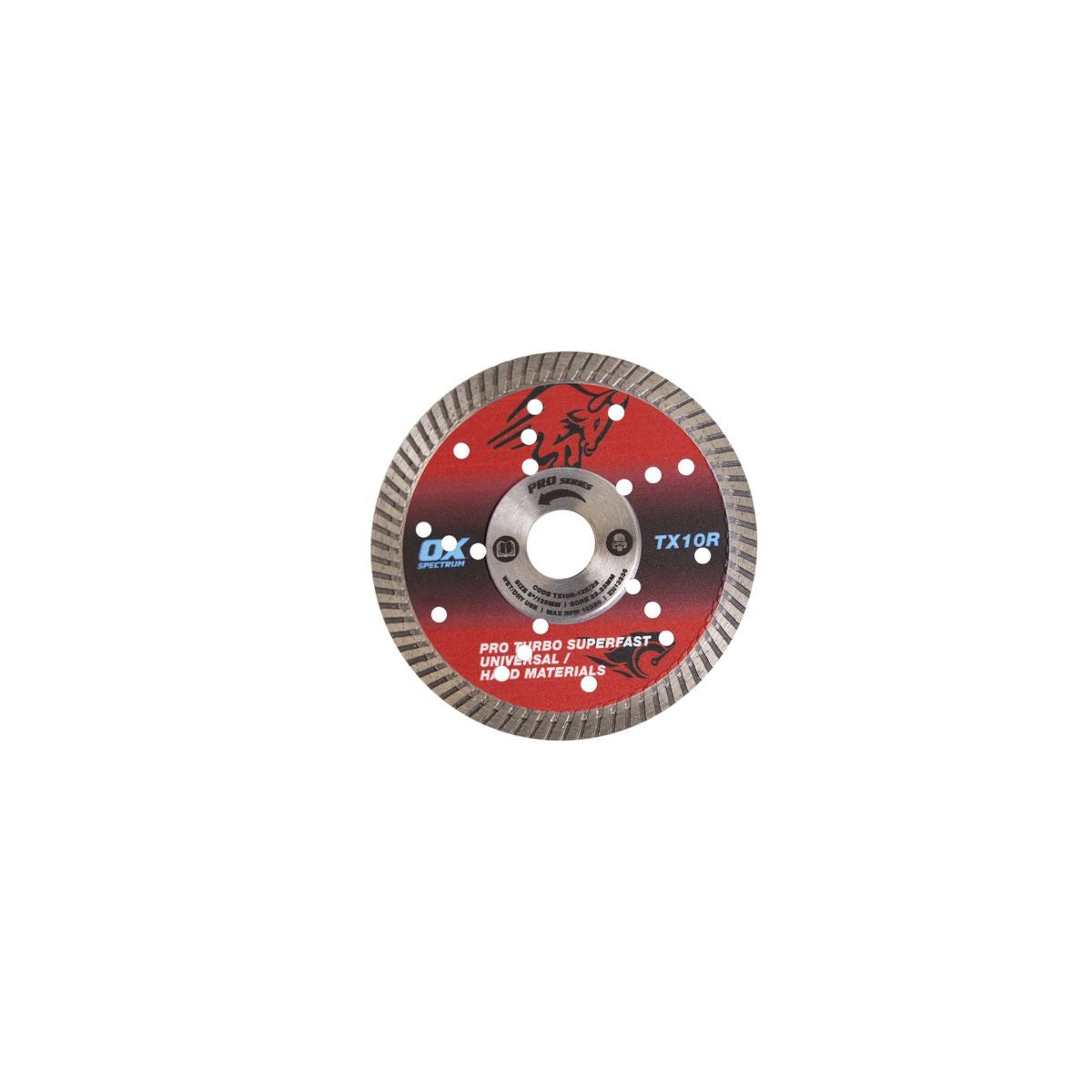 OX Pro Turbo Dia Blade - Multi-Steel - 125/22.23mm TX10R-125/22