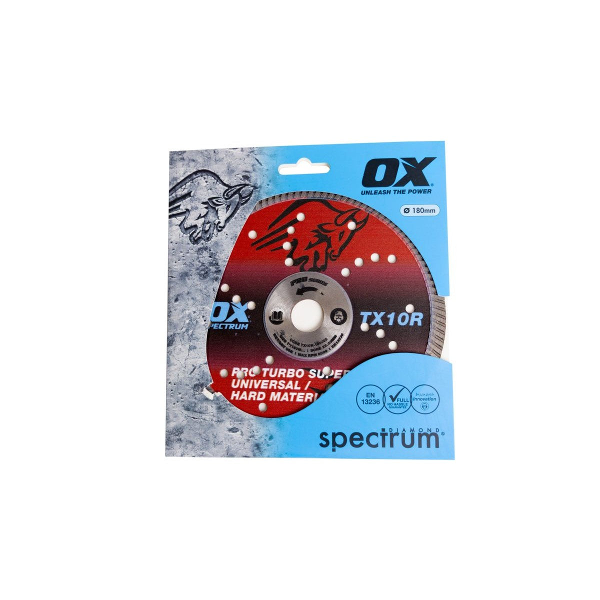 OX Pro Turbo Dia Blade - Multi-Steel - 180/22.23mm TX10R-180/22