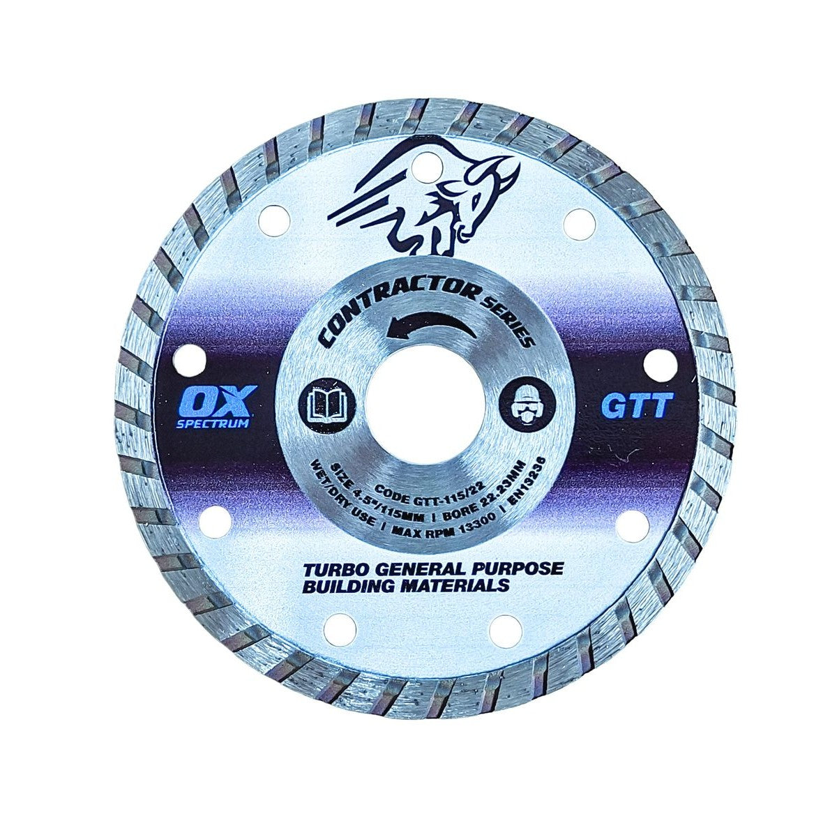 OX GTT 3 Blade Pack X3-GTT-115/22