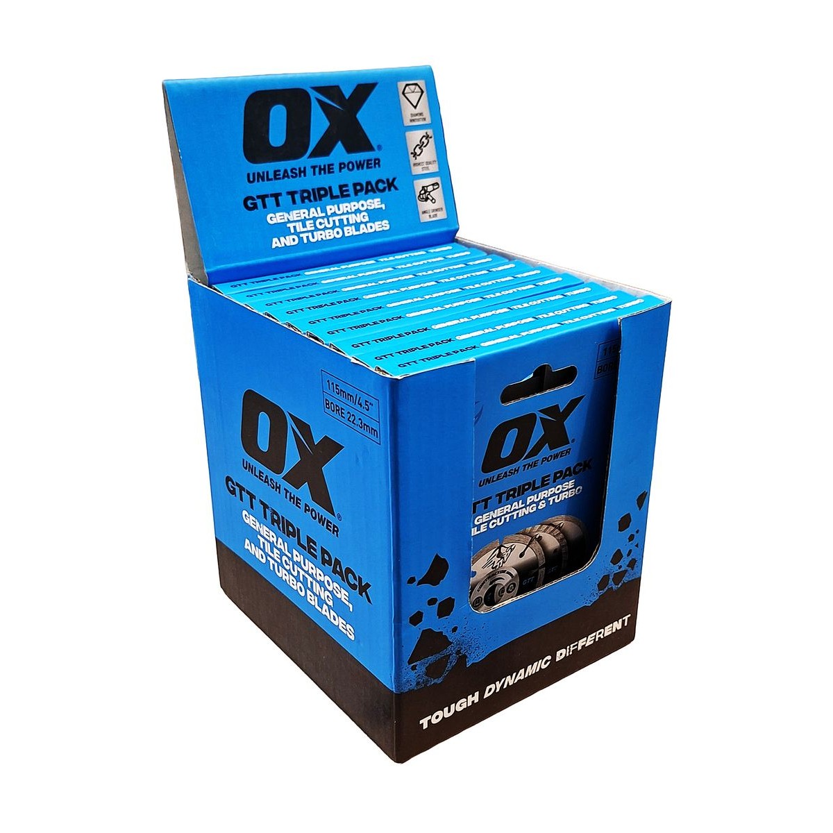 OX GTT 3 Blade Pack X3-GTT-115/22