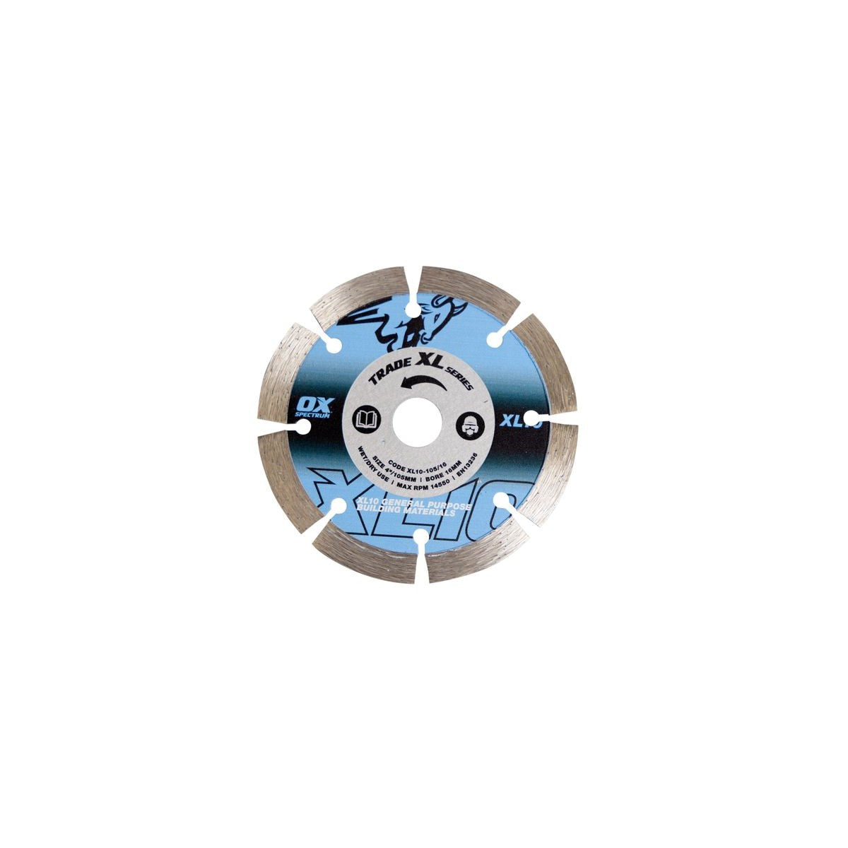 OX Trade XL-10 Segmented Diamond Blade - General Purpose - 105/16mm XL10-105/16