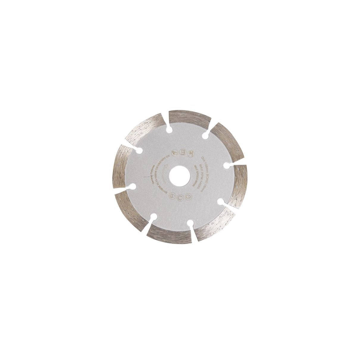 OX Trade XL-10 Segmented Diamond Blade - General Purpose - 105/16mm XL10-105/16