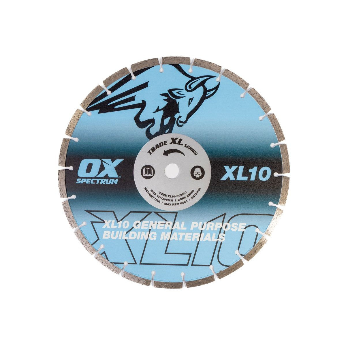 OX Trade XL-10 Segmented Diamond Blade - General Purpose - 300/20mm XL10-300/20