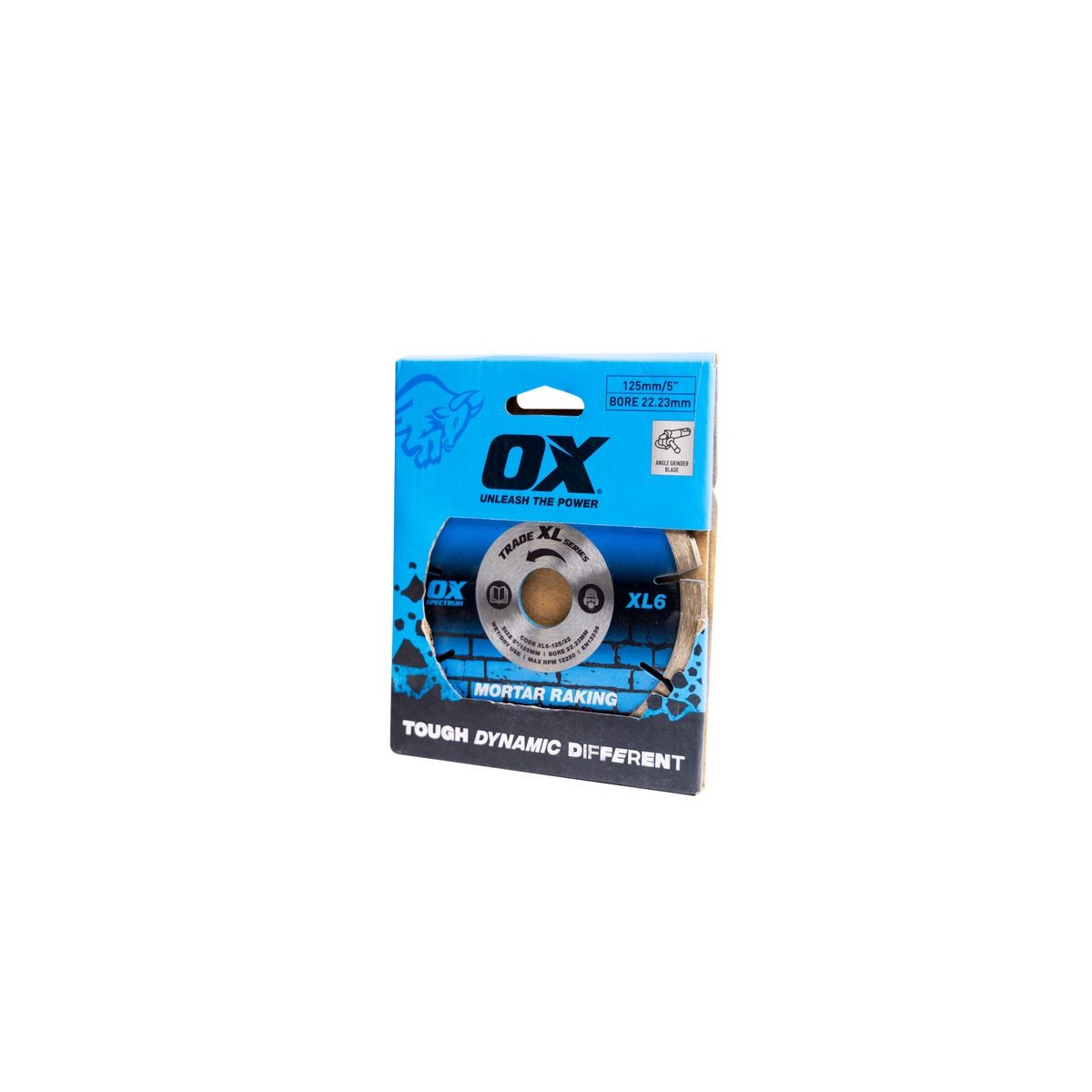 OX Trade XL Mortar Raking Diamond Blade - 125/22.23mm XL6-125/22