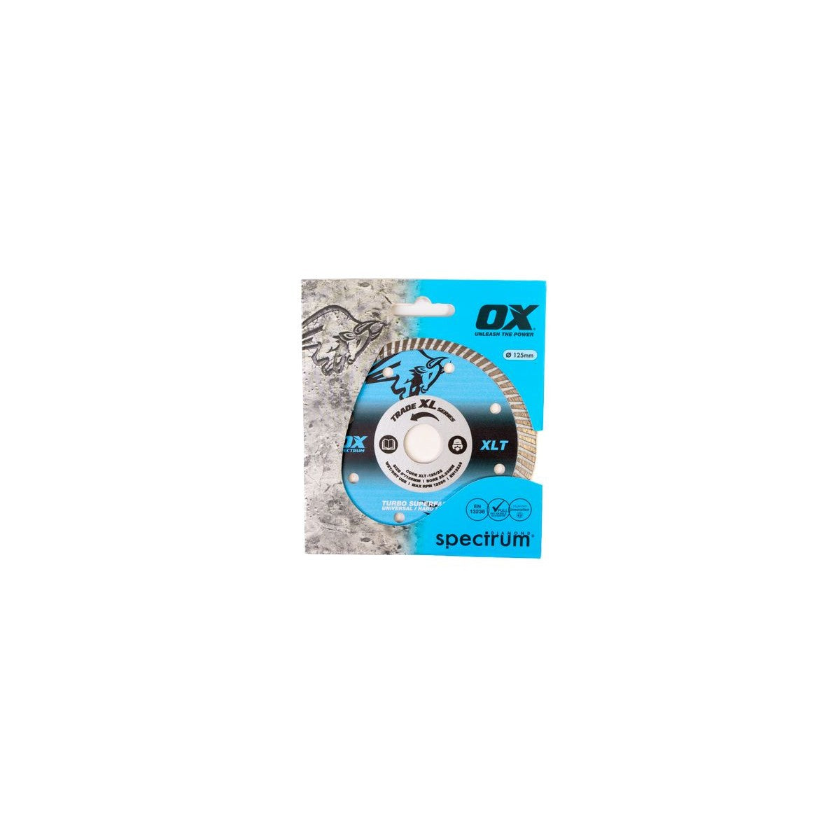OX Trade XL Turbo Diamond Blade - Universal & GP - 125/22.23mm XLT-125/22