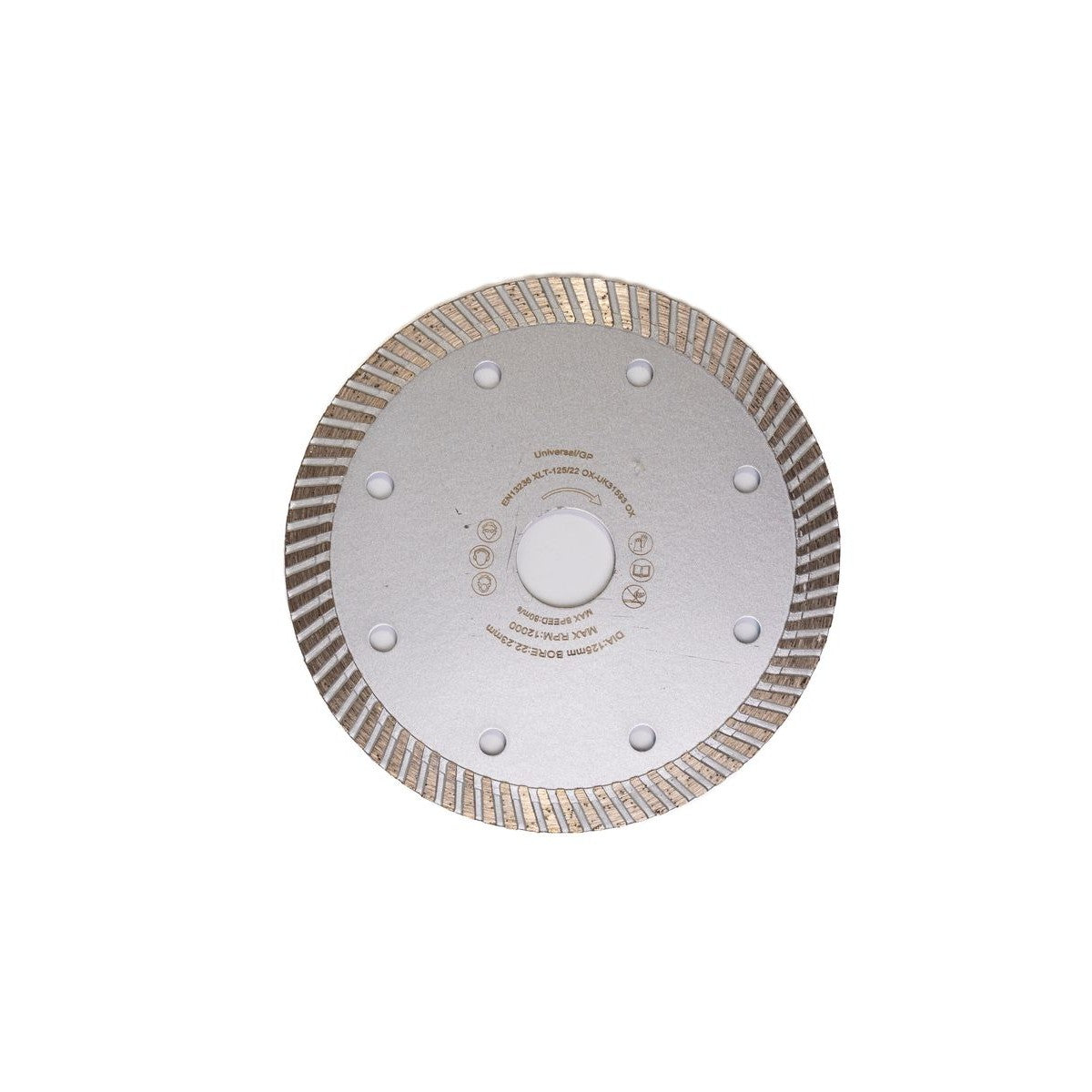 OX Trade XL Turbo Diamond Blade - Universal & GP - 125/22.23mm XLT-125/22