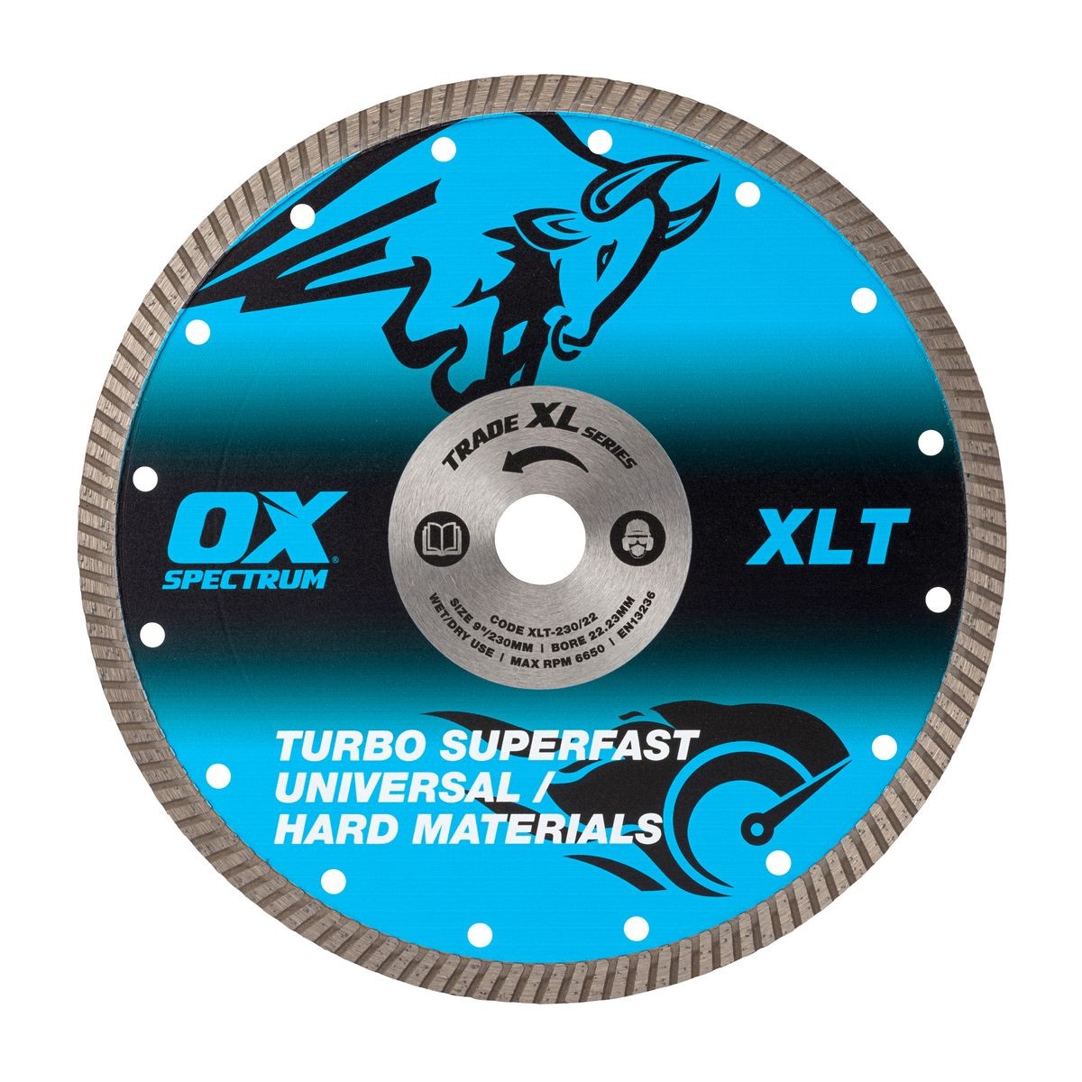 OX Trade XL Turbo Diamond Blade - Universal & GP - 230/22.23mm XLT-230/22