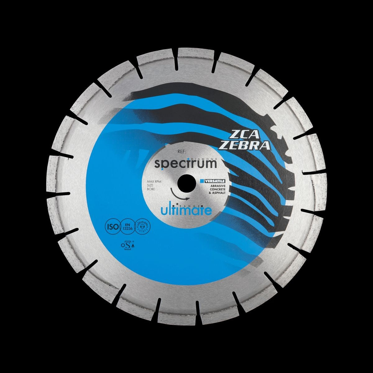 OX Ultimate Zebra Diamond Blade - Abrasive / Dual - 115/22.23mm ZCA115/22